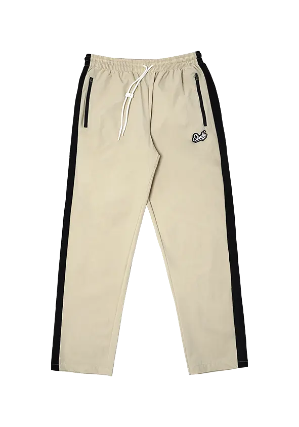 Slamble Knitted Sweatpants Unisex Thin Straight Fit Pants  vjsneaker.com