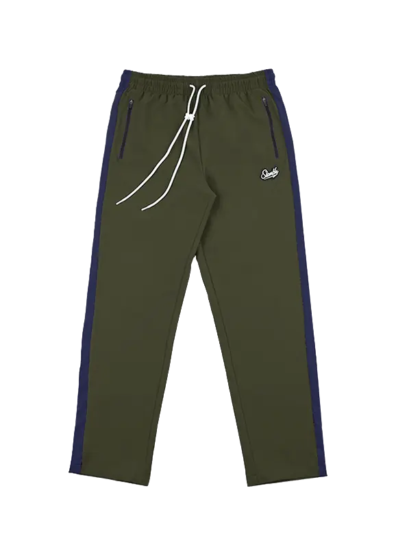 Slamble Knitted Sweatpants Unisex Thin Straight Fit Pants  vjsneaker.com