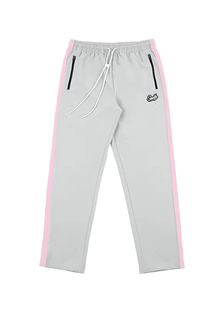 Slamble Knitted Sweatpants Unisex Thin Straight Fit Pants  vjsneaker.com