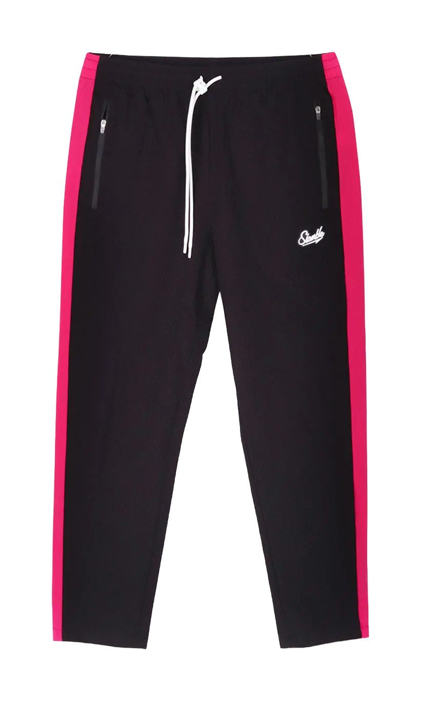 Slamble Knitted Sweatpants Unisex Thin Straight Fit Pants  vjsneaker.com