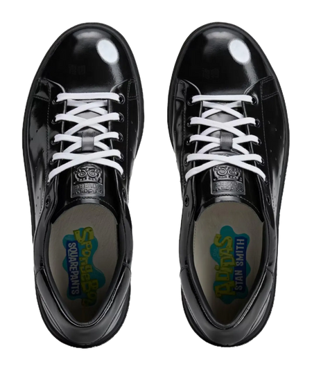 Stan Smith SpongeBob SquarePants x Stan Smith Adidas Originals Freizeit Black Patent Leather  vjsneaker.com