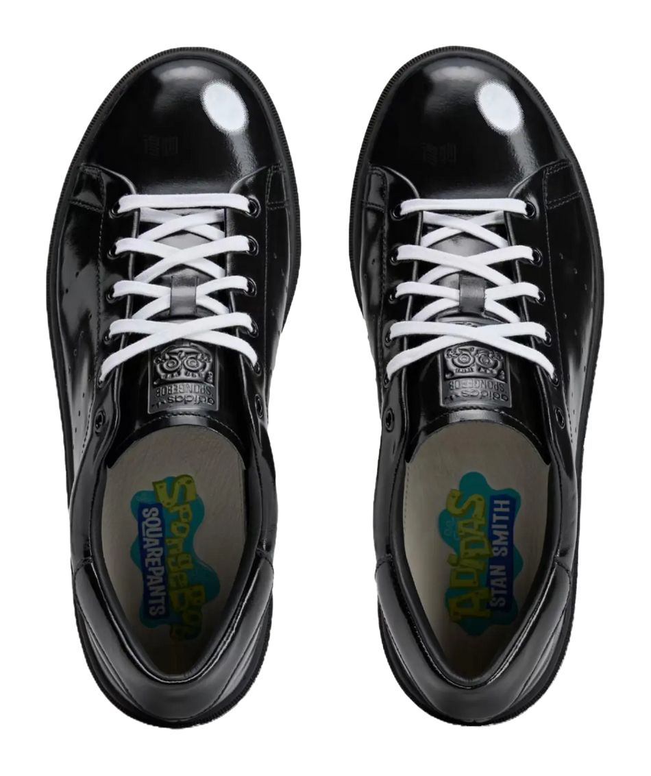 Stan Smith SpongeBob SquarePants x Stan Smith Adidas Originals Freizeit Black Patent Leather  vjsneaker.com