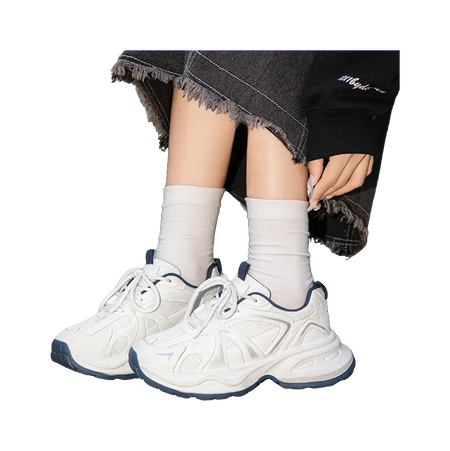 TUOPIN Abrasion Resistant, Breathable, Lightweight, Height Increasing Low top Chunky Sneakers Unisex  VJSNEAKER