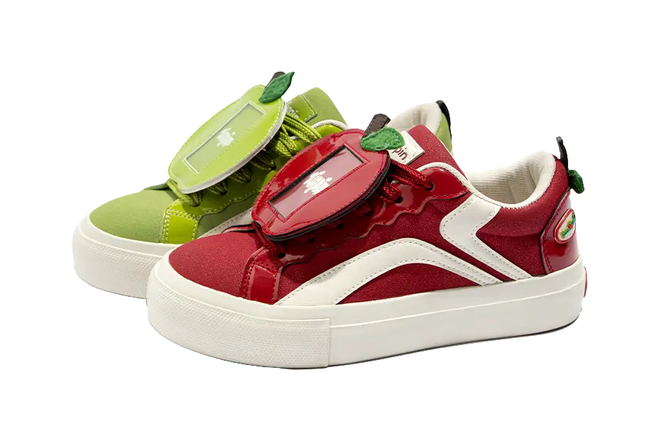 TUOPIN Pie Shoes Apple Shoe Box Slip Resistant Waterproof Support Low top Skateboard Shoes Unisex 