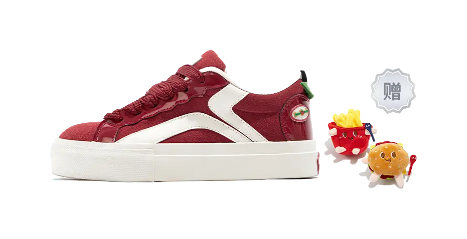 TUOPIN Pie Shoes Apple Shoe Box Slip Resistant Waterproof Support Low top Skateboard Shoes Unisex 