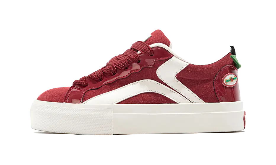 TUOPIN Pie Shoes Apple Shoe Box Slip Resistant Waterproof Support Low top Skateboard Shoes Unisex 