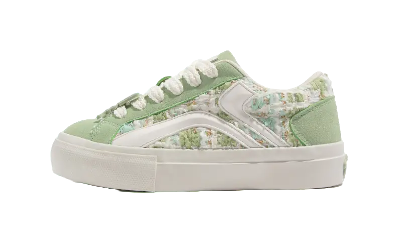 TUOPIN Pie Shoes Selected Box Slip-Resistant Lightweight Breathable Low-Top Skateboard Shoes Unisex 