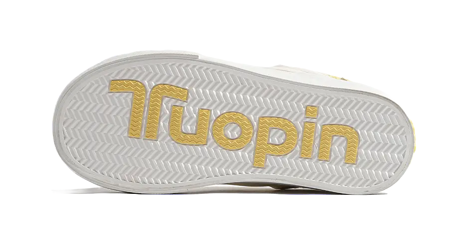 TUOPIN Pie Shoes Slip Resistant Abrasion Resistant Low top Skateboard Shoes Women's Lemon 