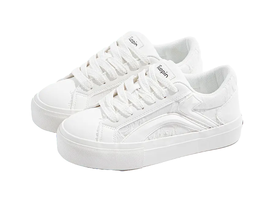 TUOPIN Pie Shoes Slip Resistant Abrasion Resistant Low top Skateboard Shoes Women's Lemon 