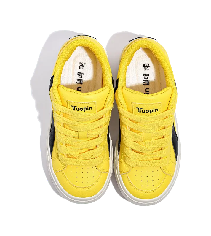 TUOPIN Pie Shoes Slip Resistant, Abrasion Resistant, Breathable, Height Increasing Low Top Skateboard Shoes Women's 