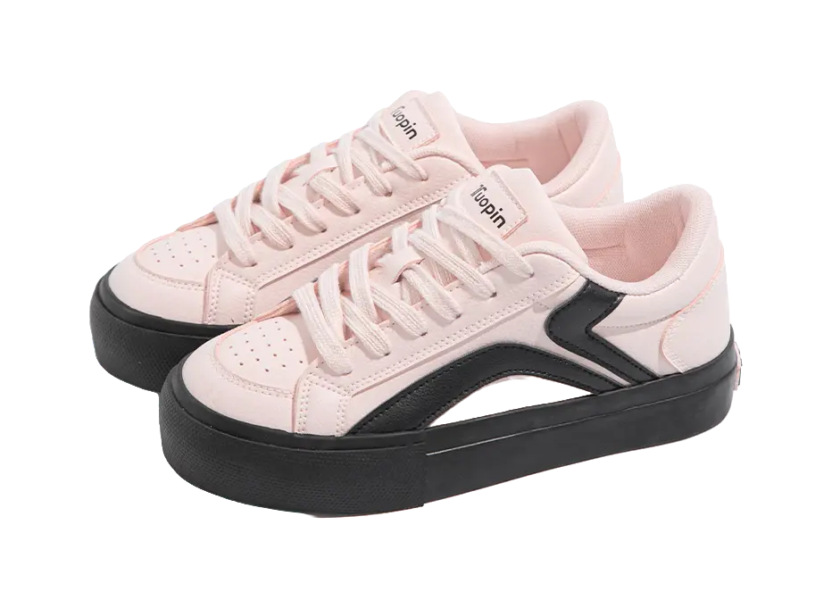 TUOPIN Pie Shoes Wear resistant, Lightweight, Breathable, And Non slip. Low top Skateboard Shoes Women's 