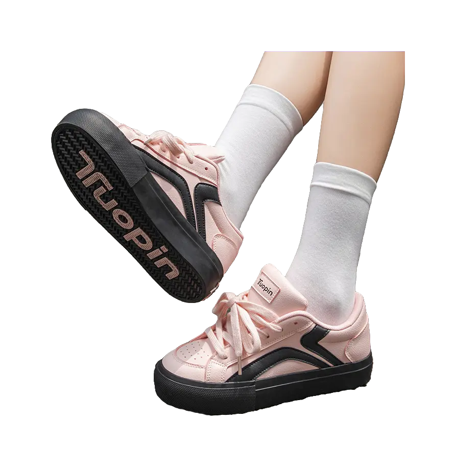 TUOPIN Pie Shoes Wear resistant, Lightweight, Breathable, And Non slip. Low top Skateboard Shoes Women's 