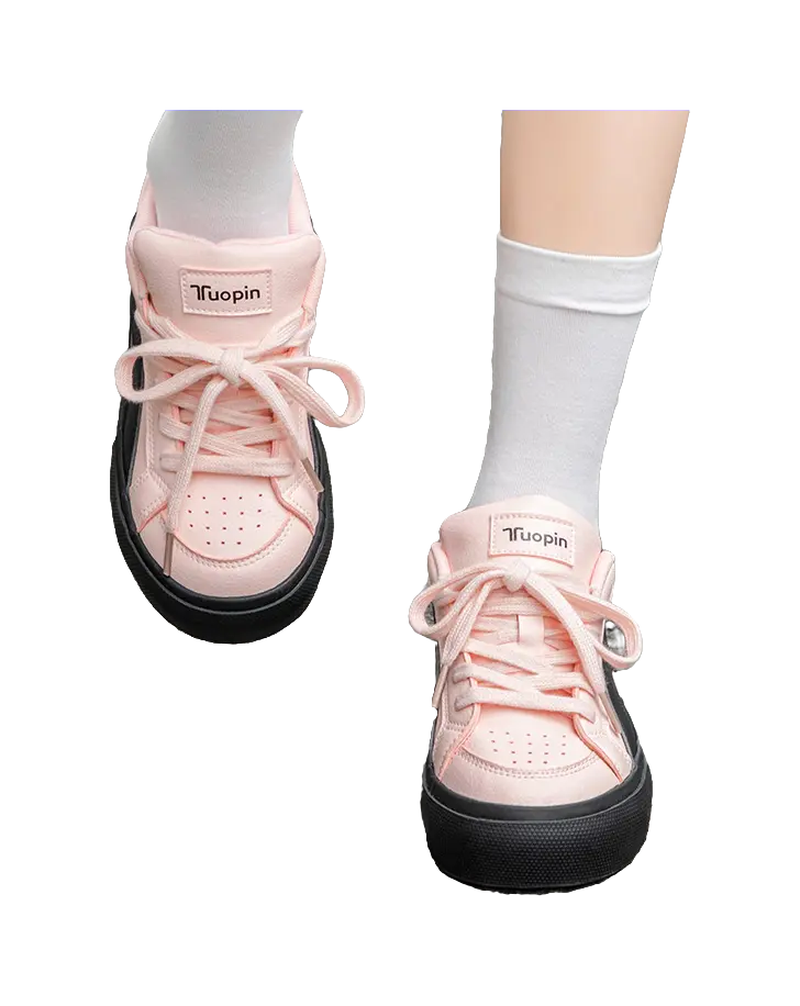 TUOPIN Pie Shoes Wear resistant, Lightweight, Breathable, And Non slip. Low top Skateboard Shoes Women's 
