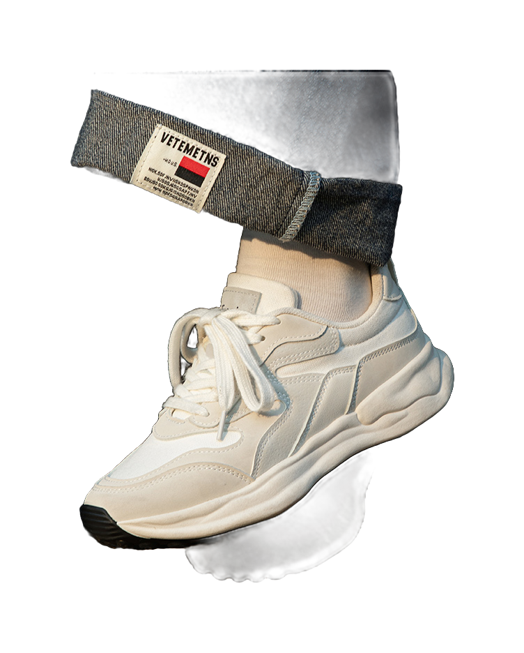 TUOPIN Spring And Summer Versatile Support Lightweight Breathable Slip-Resistant Low-Top Casual Shoes Women's 