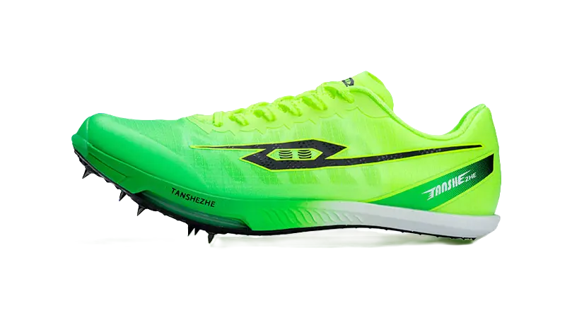 Tansher Air One Spikes - Neon Green Sprinting Spikes for Unisex 
