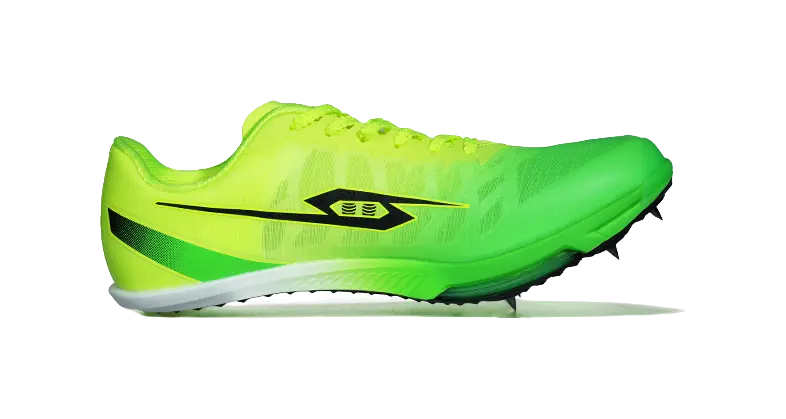 Tansher Air One Spikes - Neon Green Sprinting Spikes for Unisex 