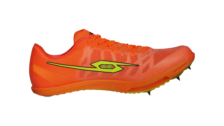 Tansher Air One Spikes - Orange Sprinting Spikes for Unisex 