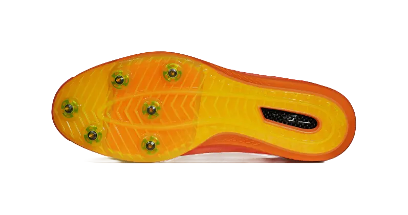 Tansher Air One Spikes - Orange Sprinting Spikes for Unisex 