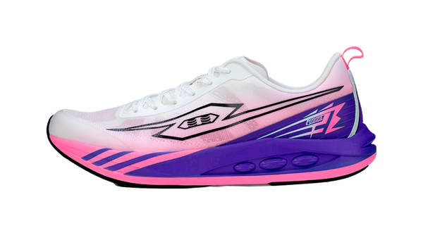 Tansher Casual Training - White Pink Purple Sprinting Running Shoes for Unisex 