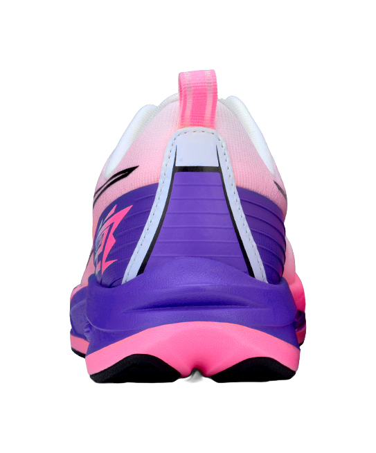 Tansher Casual Training - White Pink Purple Sprinting Running Shoes for Unisex 
