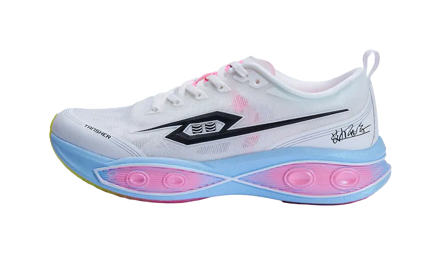 Tansher Chasing Wind 1.0 - Lactic White Marathon Running Shoes for Unisex 