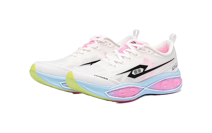 Tansher Chasing Wind 1.0 - Lactic White Marathon Running Shoes for Unisex 
