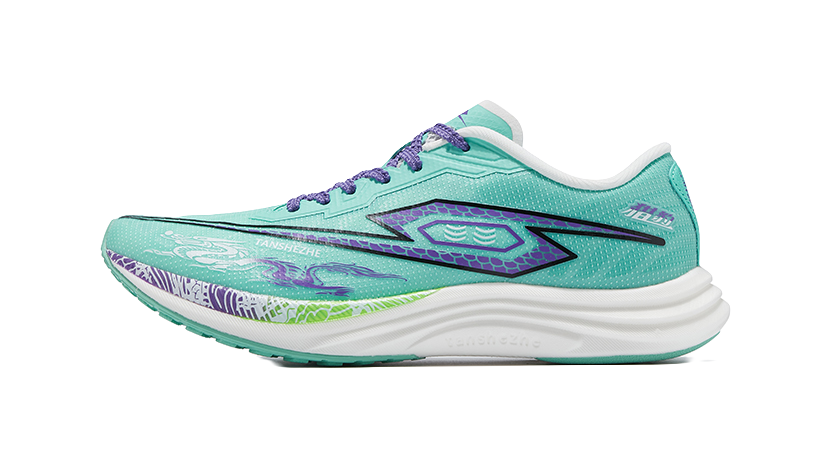 Tansher Cheetah 1.0 - Purple Cyan Sprinting Running Shoes for Unisex 