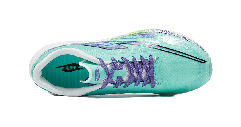 Tansher Cheetah 1.0 - Purple Cyan Sprinting Running Shoes for Unisex 