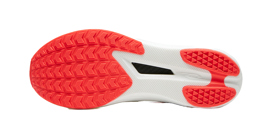 Tansher Cheetah 1.0 - White Red Sprinting Running Shoes for Unisex 