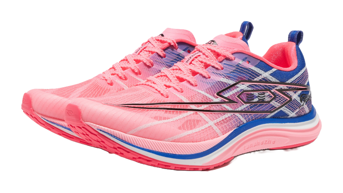 Tansher Cheetah 2.0 - Blue Pink Sprinting Running Shoes for Unisex 