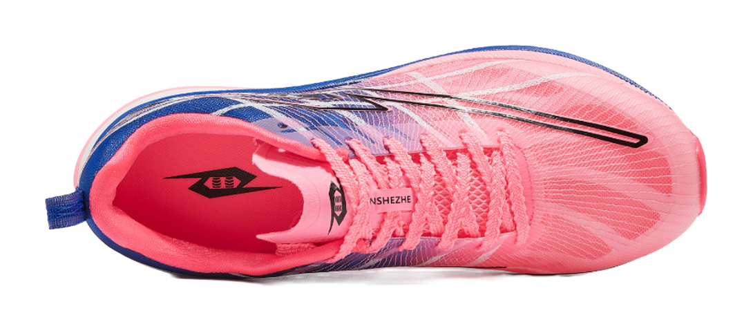 Tansher Cheetah 2.0 - Blue Pink Sprinting Running Shoes for Unisex 