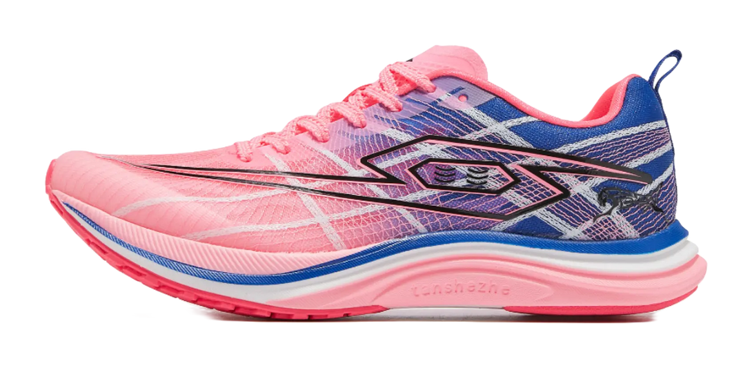 Tansher Cheetah 2.0 - Blue Pink Sprinting Running Shoes for Unisex 