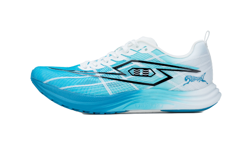 Tansher Cheetah 2.0 - Blue White Sprinting Running Shoes for Unisex 