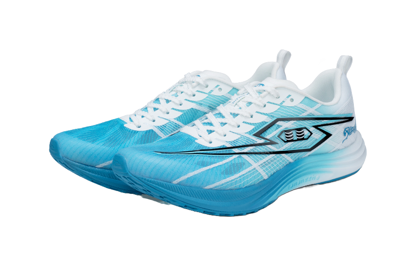 Tansher Cheetah 2.0 - Blue White Sprinting Running Shoes for Unisex 