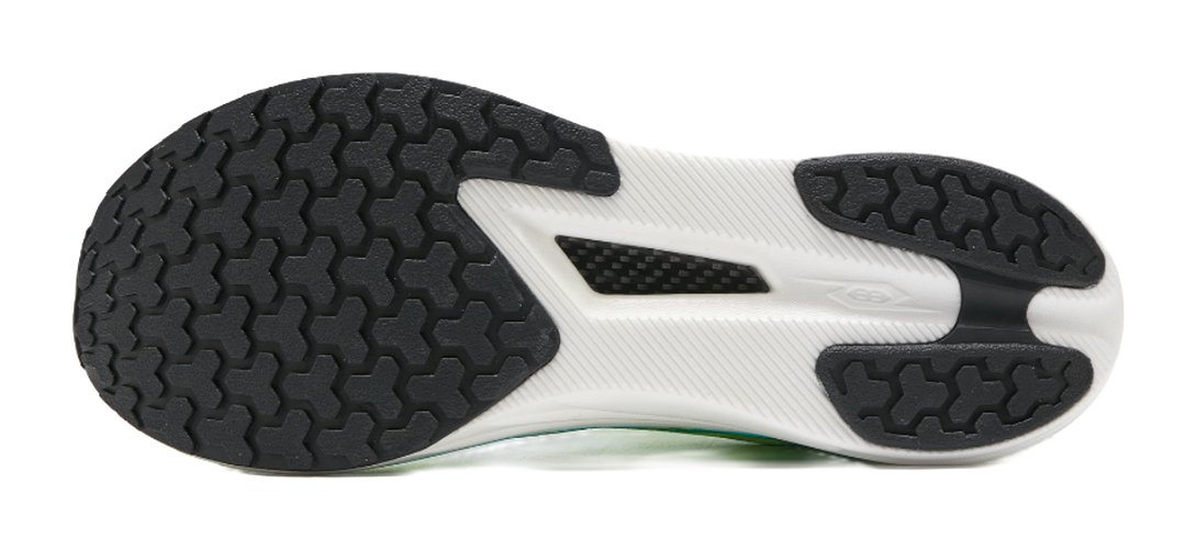 Tansher Cheetah 2.0 - White and Green Sprinting Running Shoes for Unisex 