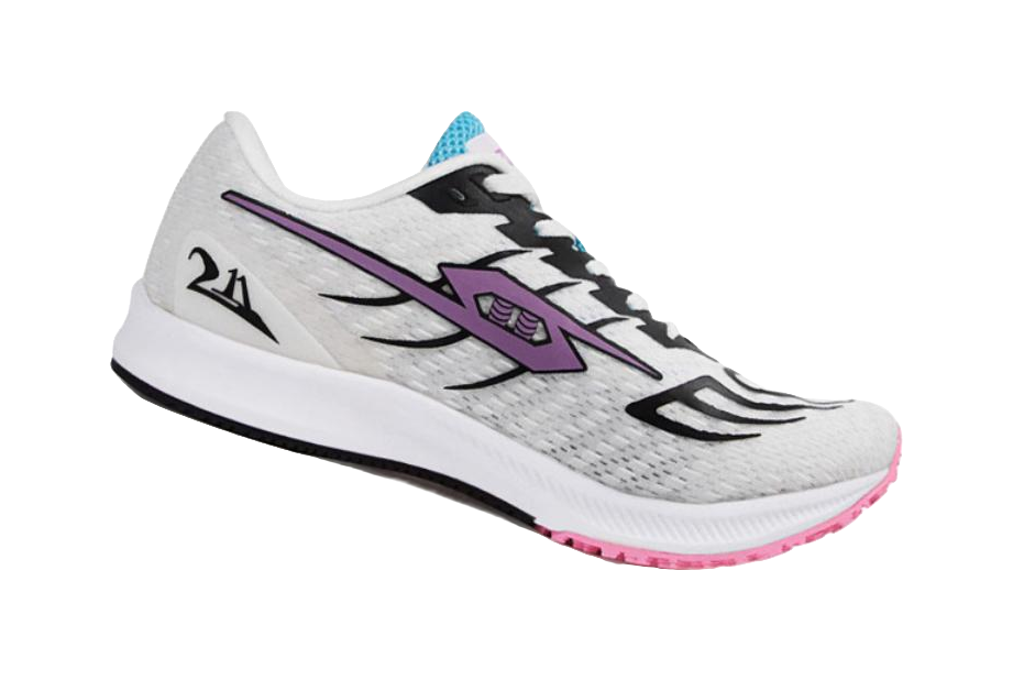 Tansher Dark Horse 1.0 - Black White Sprinting Running Shoes for Unisex 