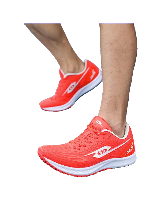 Tansher Dark Horse 1.0 - Red Sprinting Running Shoes for Unisex 