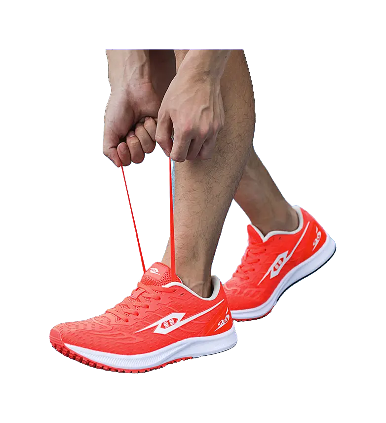 Tansher Dark Horse 1.0 - Red Sprinting Running Shoes for Unisex 