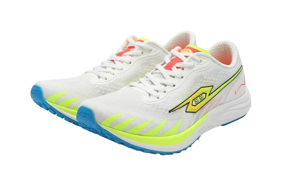 Tansher Dark Horse 2.0 - Carbon Plate White Sprinting Running Shoes for Unisex 