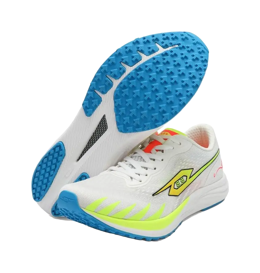 Tansher Dark Horse 2.0 - Carbon Plate White Sprinting Running Shoes for Unisex 