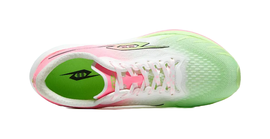 Tansher Dark Horse 2.0 - Pink Green Carbon Plate Sprinting Running Shoes for Unisex 