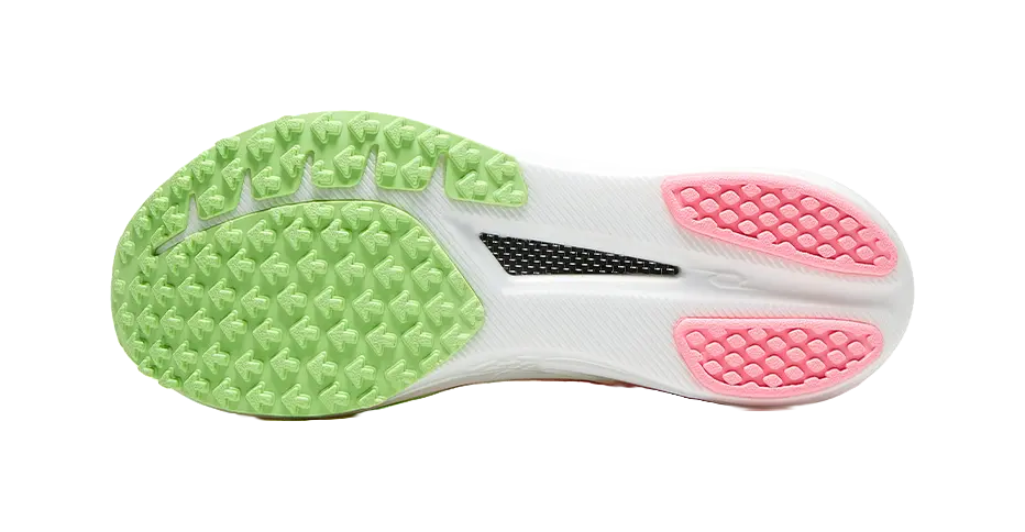 Tansher Dark Horse 2.0 - Pink Green Carbon Plate Sprinting Running Shoes for Unisex 