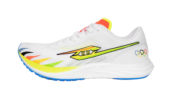 Tansher Dark Horse 2.0 - White Yellow Blue Sprinting Running Shoes for Unisex 