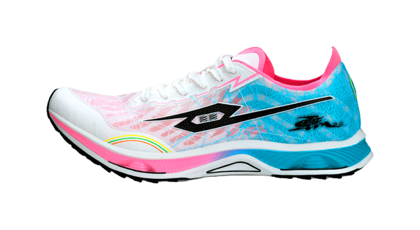 Tansher Dark Horse 3.0 - Pink Blue Sprinting Running Shoes for Unisex 