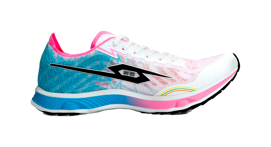 Tansher Dark Horse 3.0 - Pink Blue Sprinting Running Shoes for Unisex 