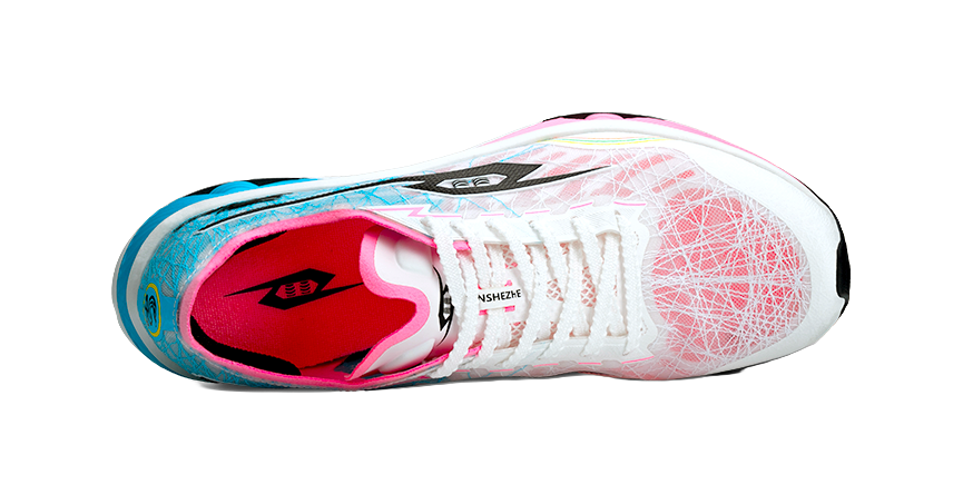 Tansher Dark Horse 3.0 - Pink Blue Sprinting Running Shoes for Unisex 