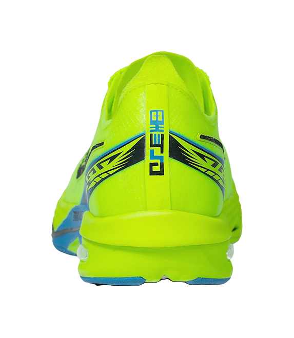 Tansher Dark Horse 4.0 - Neon Green Blue Sprinting Running Shoes for Unisex 
