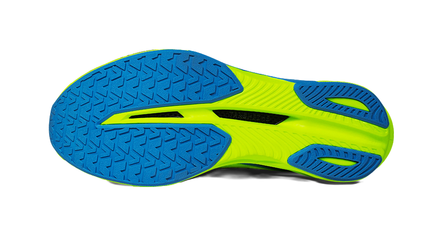 Tansher Dark Horse 4.0 - Neon Green Blue Sprinting Running Shoes for Unisex 