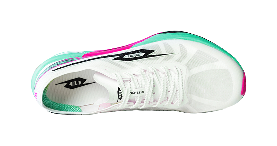 Tansher Dark Horse 4.0 - White Sprinting Running Shoes for Unisex 