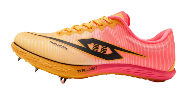 Tansher Fire Kirin Wind God Spikes - Orange Sprinting Spikes for Men 